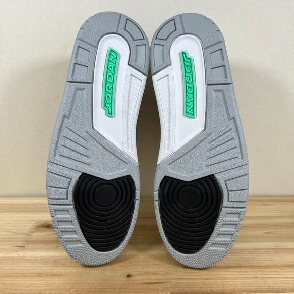 Air Jordan 3 Retro Mens 11 Nike basketball streetwear shoes Green Glow Black NEW - Picture 8 of 12